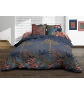 Housse de couette Coton 57 Fils - Maupiti - 220x240 cm + 2 taies assorties