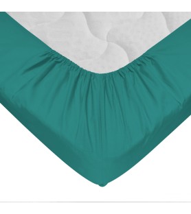 Drap-housse 140x190 cm Vert turquoise