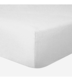 Drap-housse 160x200 Blanc