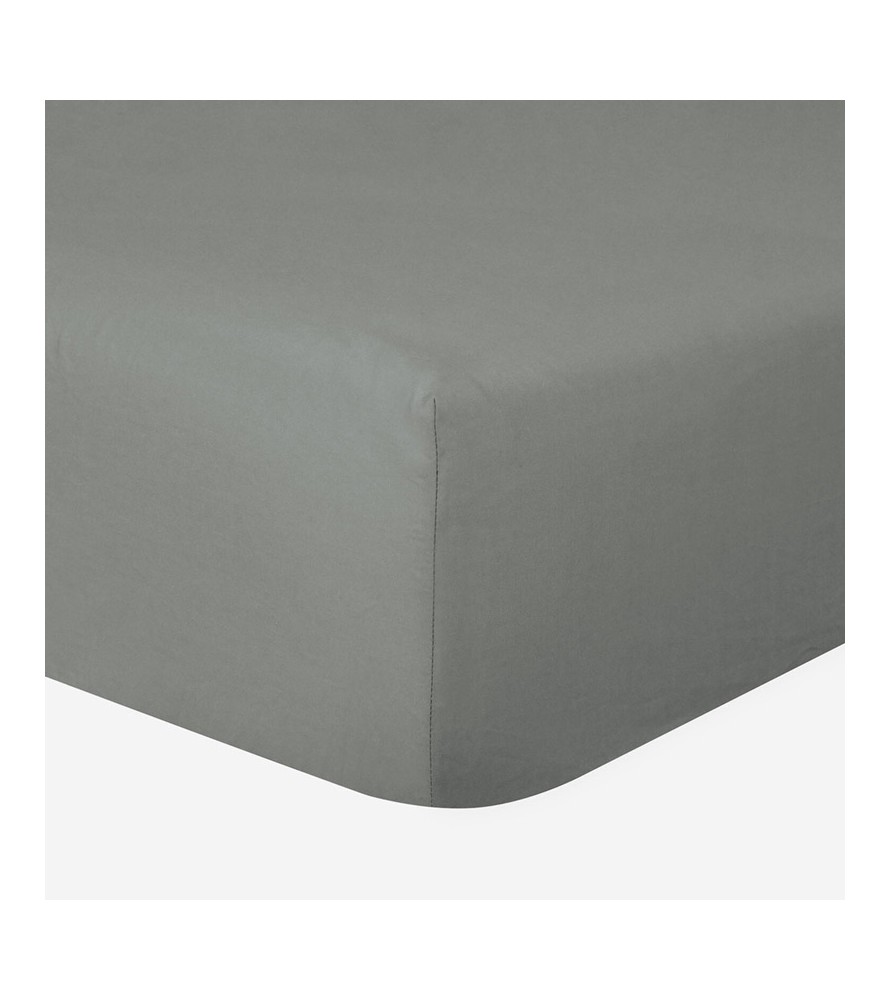 Drap-housse 140x190 cm Gris