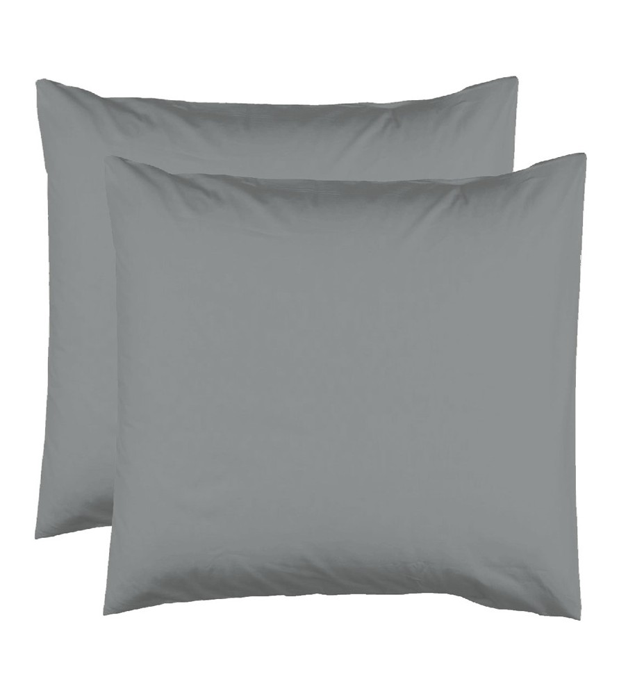 Taie d'oreiller 63 x 63 cm Gris