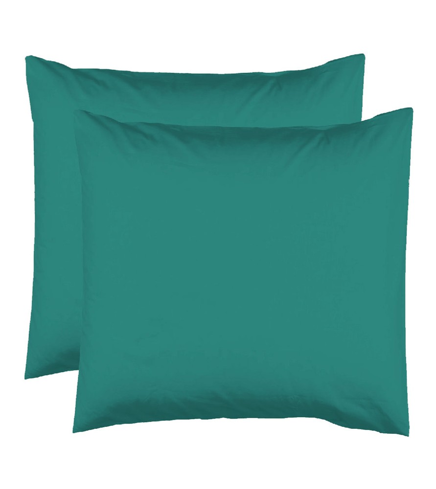 Taie d'oreiller 63 x 63 cm Vert turquoise
