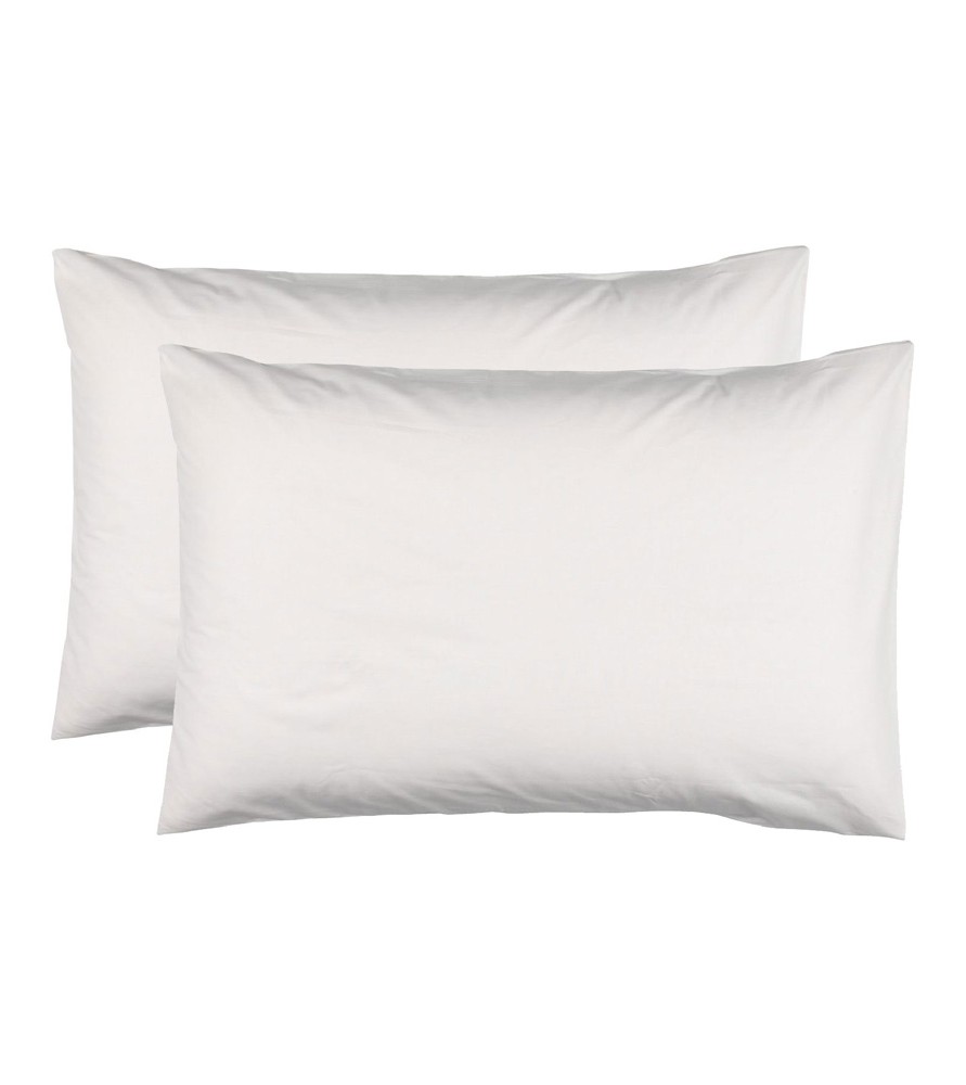 Taie d'oreiller 50 x 70 cm Blanc