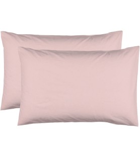 Taie d'oreiller 50 x 70 cm Rose poudré