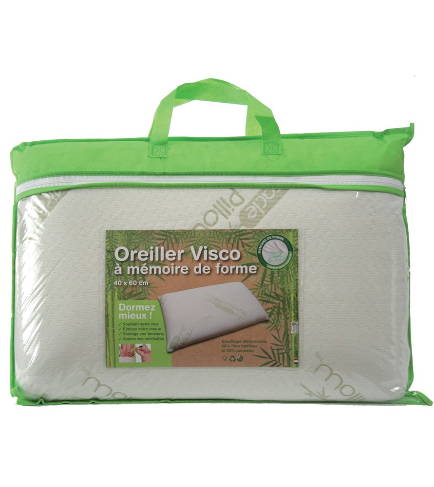 Oreiller Ergonomique 40x60 cm à mémoire de forme