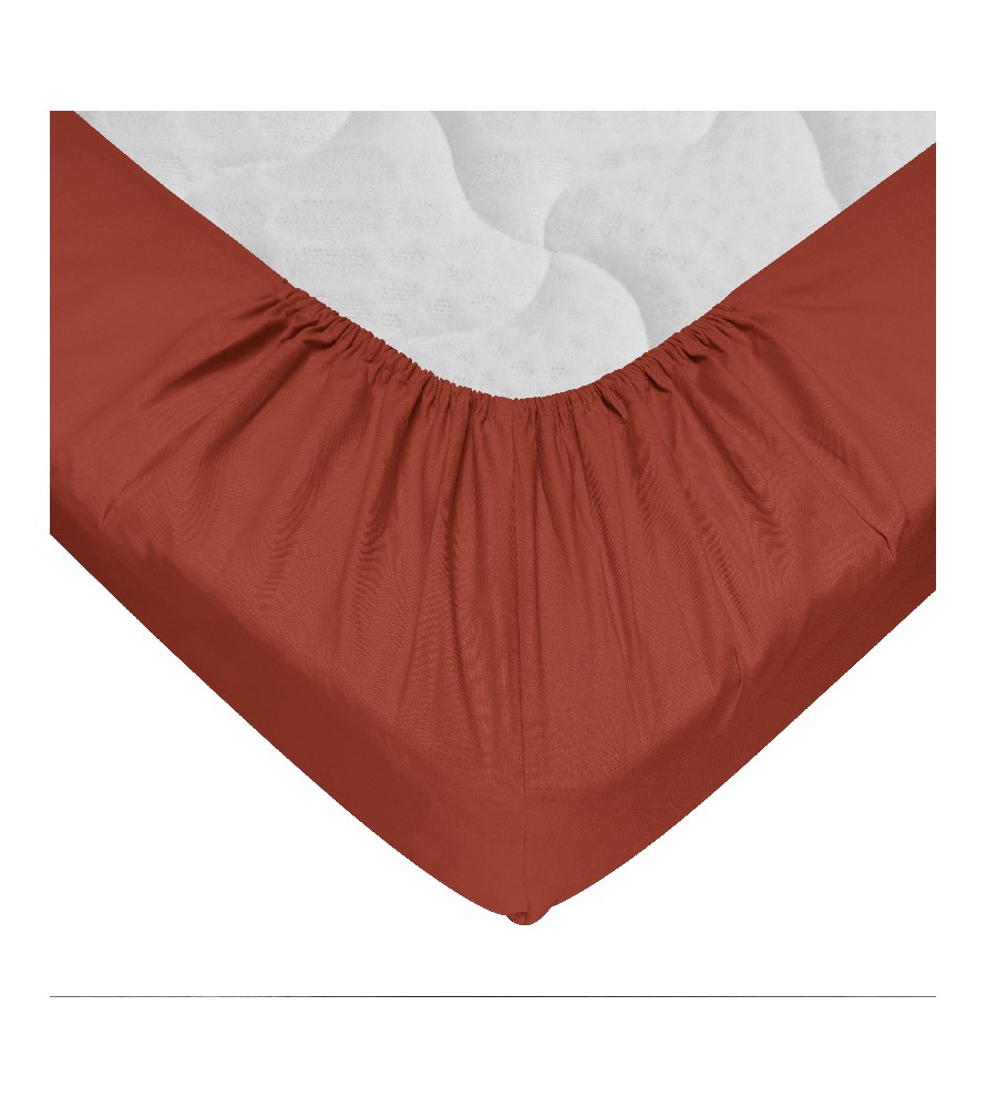 Drap-housse 80 x 200 cm Tomette