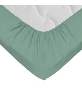 Drap-housse 120 x 190 cm Vert tilleul