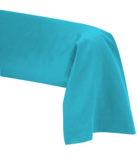 Taie de traversin Bleu turquoise