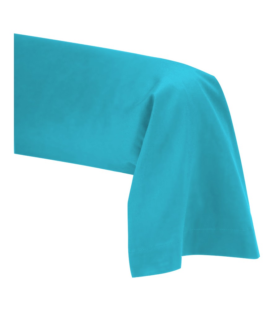 Taie de traversin Bleu turquoise