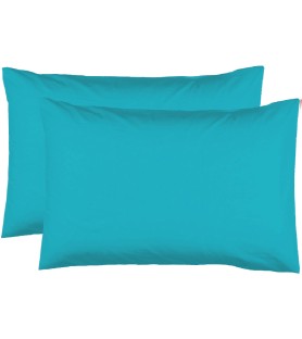 Taie d'oreiller 50 x 70 cm Bleu turquoise