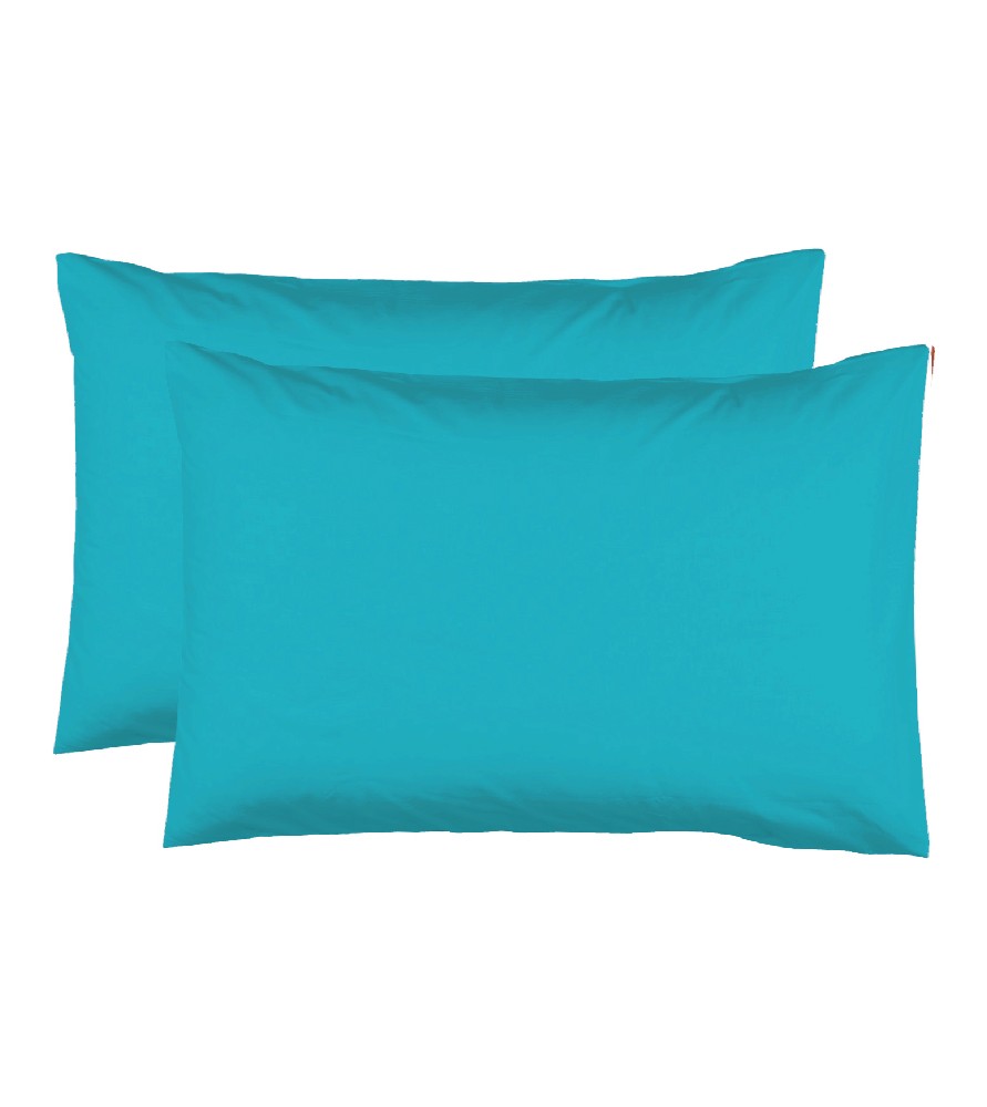 Taie d'oreiller 50 x 70 cm Bleu turquoise