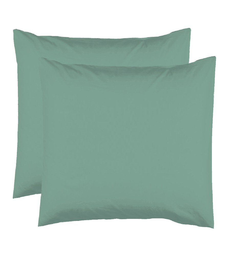 Taie d'oreiller 63 x 63 cm Vert tilleul