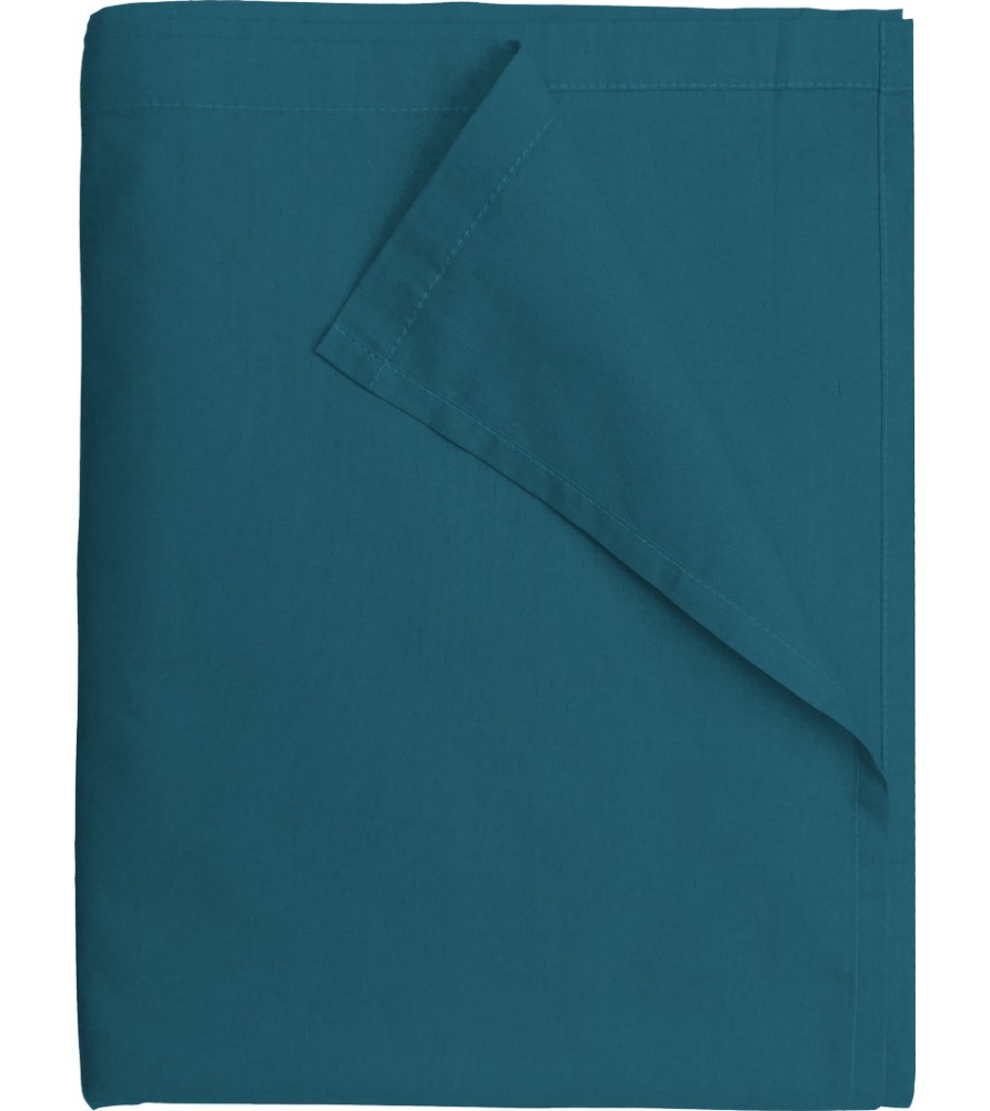 Drap Plat 240x300 cm Bleu foncé