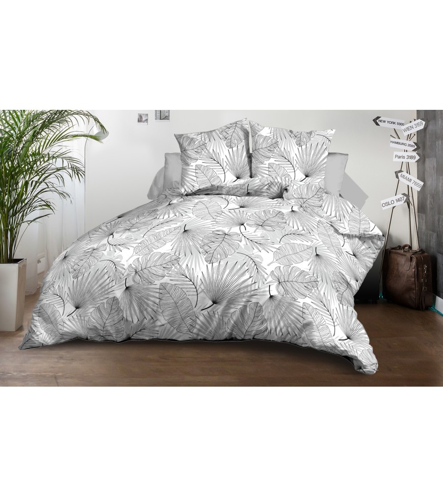 Maxi Housse de couette Microfibre Olinda gris