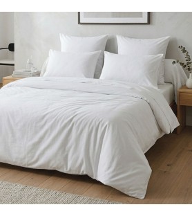 Housse de couette 220x240 Blanc