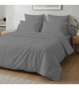 Housse de couette 200x200 Gris