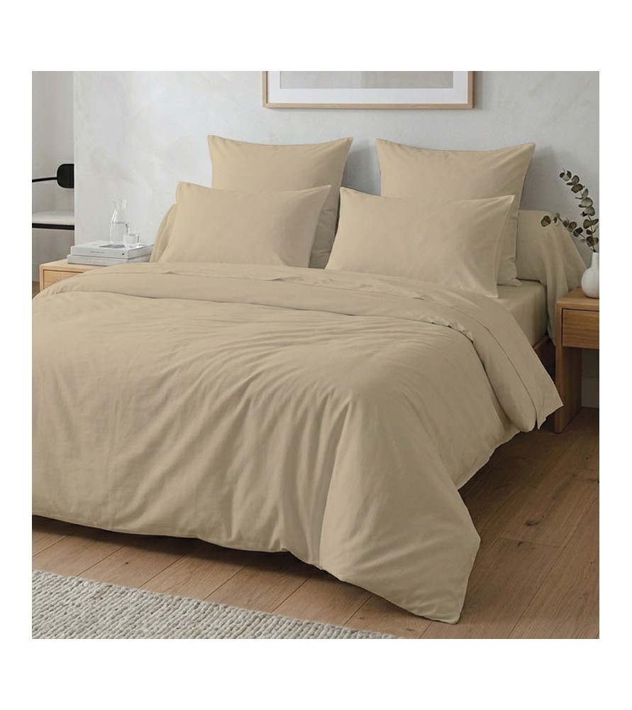 Housse de couette 200x200 Ficelle