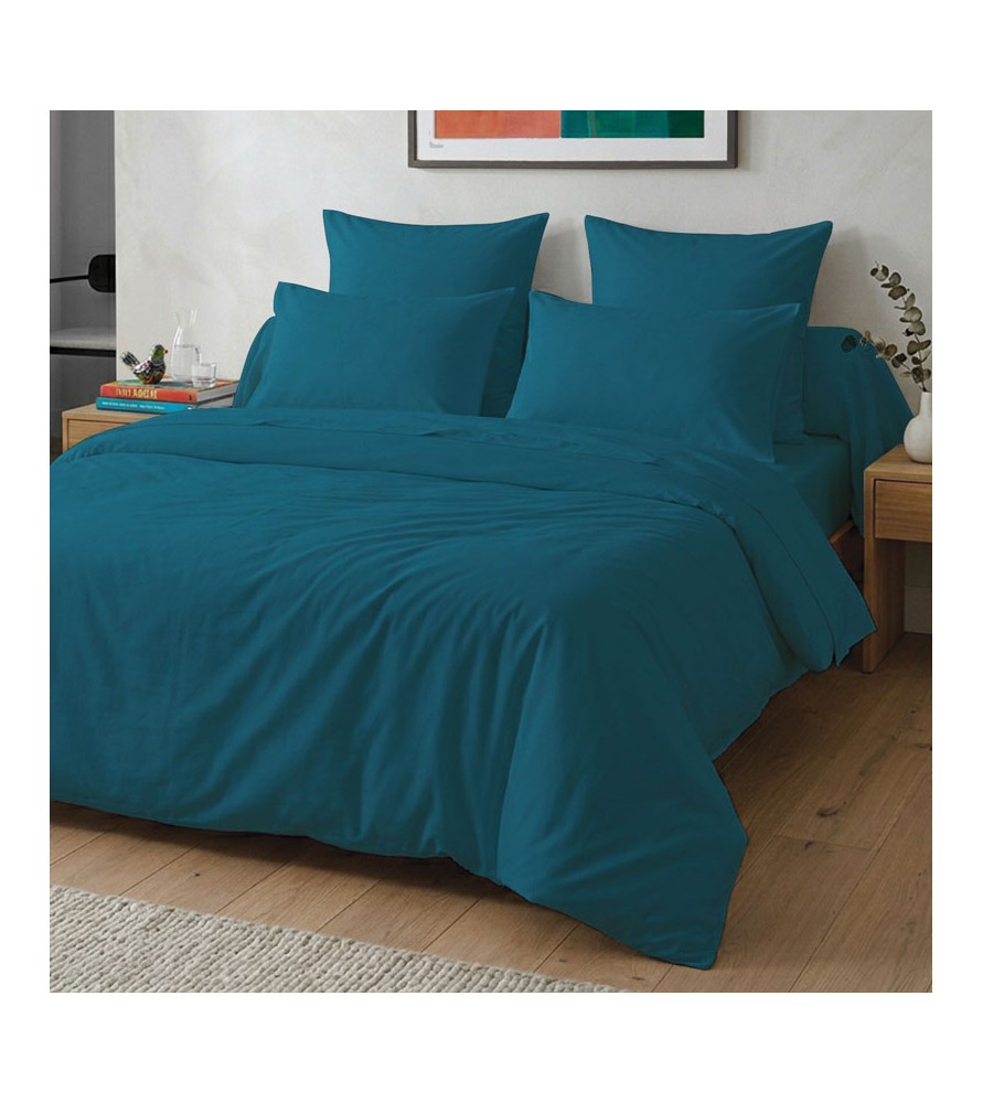 Housse de couette 200x200 Bleu foncé